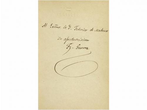 1877. LIBRO. (LITERATURA). FERNANDEZ-GUERRA, AURELIANO:. DON