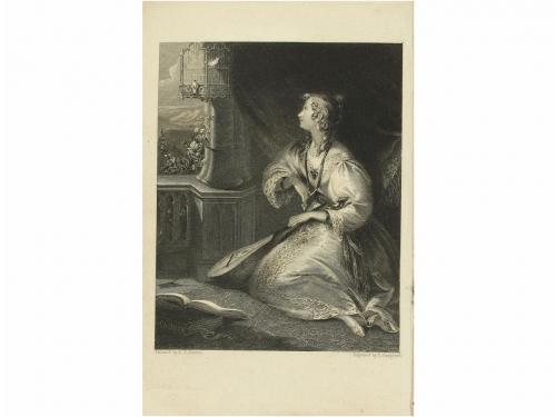 1850 ca. LIBRO. (GRABADOS)). KEEPSAKE FRANÇAIS. Souvenir de 