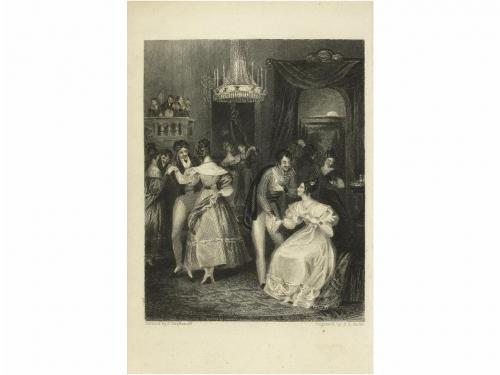 1850 ca. LIBRO. (GRABADOS)). KEEPSAKE FRANÇAIS. Souvenir de 