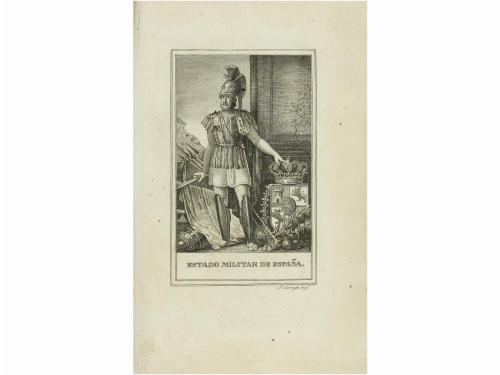 1846. LIBRO. ESTADO MILITAR DE ESPAÑA E INDIAS. Madrid: Impr