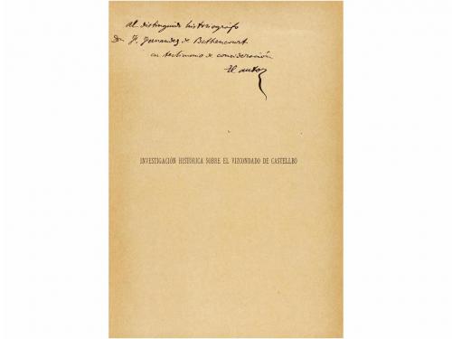 1900. LIBRO. MIRET Y SANS, JOAQUIN:. INVESTIGACION HISTORICA