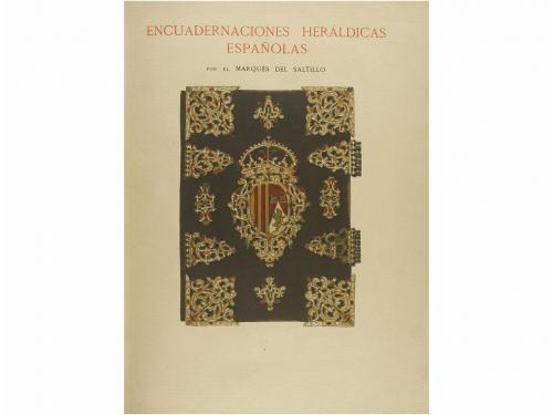 1934. LIBRO. (ENCUADERNACION-BRUGALLA). MARQUES DEL SALTILLO
