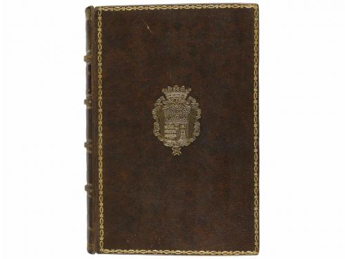 1780 ca. LIBRO. (BRUGALLA). SAN GERONYMO, ANTONIO DE:. VIDA 