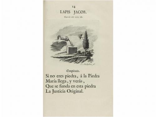 1773. LIBRO. (EMBLEMAS-RELIGION). BAGEL, GABRIEL:. PARVA RET