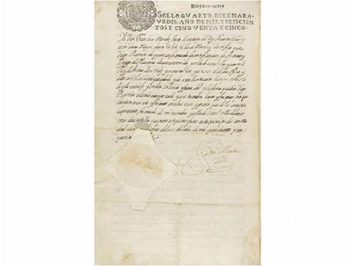 1655. MANUSCRITO. (EJECUTORIA). EJECUTORIA DE LA VILLA DE RO
