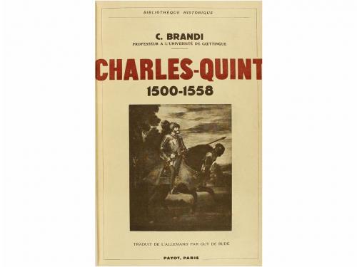 1939. LIBRO. BRANDI, C.:. CHARLES-QUINT 1500-1558. Trad. Guy
