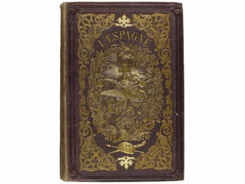1852. LIBRO. (VIAJES-ESPAÑA). BEGIN, EMILE:. VOYAGE PITTORES