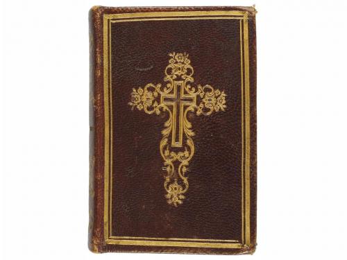 1723-1909. LIBRO. (RELIGION). LOTE DE 4 LIBROS DE RELIGION D