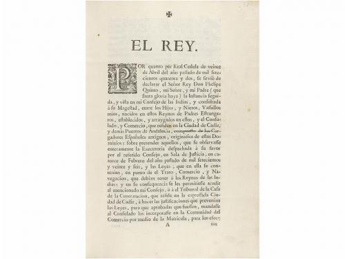 1750 ca. MANUSCRITO. PAPELES SOBRE MARINA Y COMERCIO DE YNDI