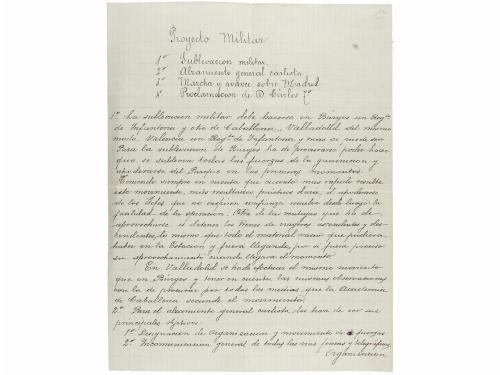 1897. MANUSCRITO. (CARLISMO). EXCEPCIONAL CONJUNTO DE DOCUME
