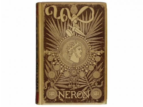 1891. LIBRO. (HISTORIA-LITERATURA). CASTELAR, EMILIO:. NERÓN