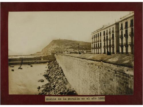 1878. FOTOGRAFÍA. CONJUNTO DE DOS ALBUMINAS CON VISTAS DE BA