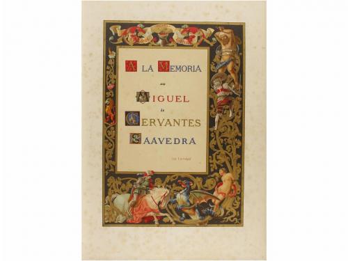 1880-1883. LIBRO. (BIBLIFILIA-CERVANTES). CERVANTES SAAVEDRA