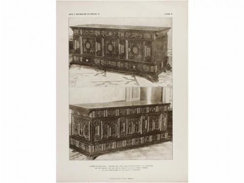 s. XIX. LIBRO. (ARTE-DECORACION). ARTE Y DECORACION EN ESPAÑ