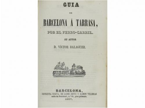 1857. LIBRO. (GUIA-ITINERARIOS-FERROCARRILES-FILATELIA). BAL