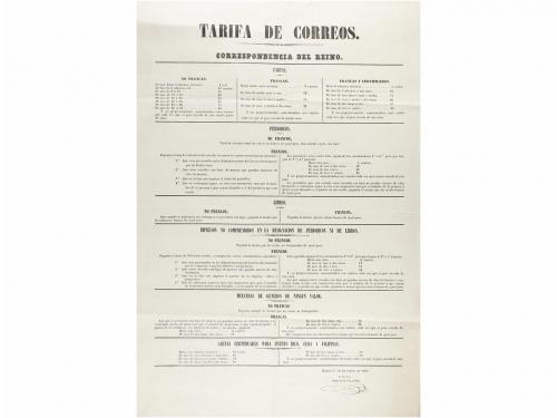 1849. FOLLETO. (FILATELIA). CONJUNTO DE DOS BANDOS RELATIVOS
