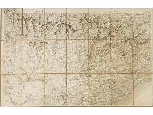 1870 ca. MAPA. (CATALUNYA). MAPA DE CATALUNYA Y ROUSSILLON I
