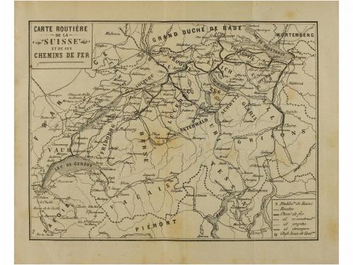 1858. LIBRO. (GUIA FERROCARRILES). CHAFFARD:. GUIDE DES CHEM