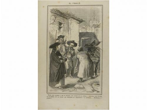 1869. REVISTA. EL FRAILE. 1 vol. en 4º mayor que comprende d