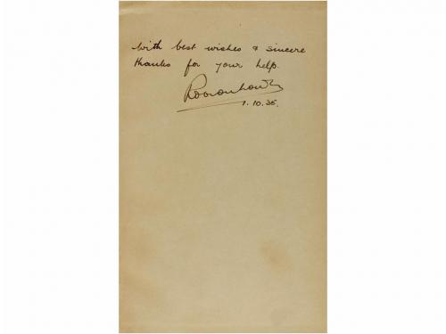 1935. LIBRO. (FILATELIA GRAN BRETAÑA). LOWE, ROBSON:. THE RE