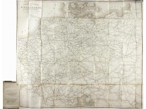 1836. LIBRO. (GUIA). GUIDE DU VOYAGEUR EN ALLEMAGNE. Paris: 