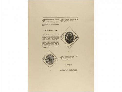 1925. LIBRO. (FILATELIA). MONGE Y PINEDA; CARRERAS Y CANDI:.