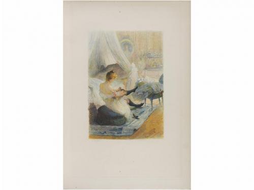 [1907]. LIBRO. (BIBLIOFILIA). HENNIQUE, LEON:. MINNIE BRANDO