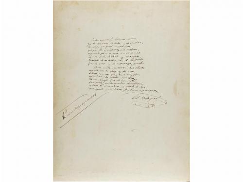 ca. 1850. ALBUM. (ARTE-POESIA). ALBUM CON DIBUJOS ORIGINALES
