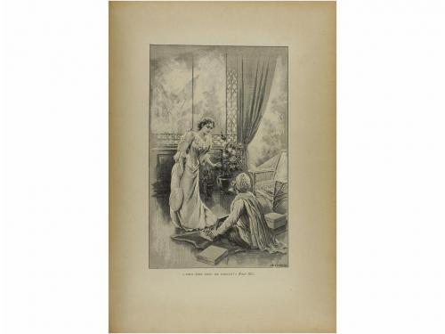 1890 ca. LIBRO. (TELA ILUSTRADA). LA REVOLTE DES CIPAYES. L'