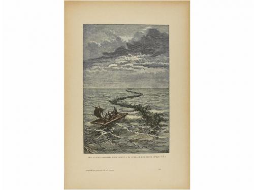 1917. LIBRO. (TELA ILUSTRADA). VERNE, JULES:. VOYAGE AU CENT