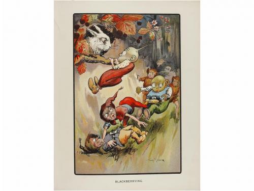 1911. LIBRO. (INFANTIL-ILUSTRADO). HAPPY HEARTS. London: War