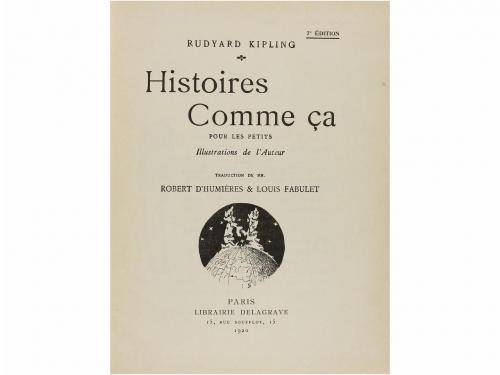1920. LIBRO. (ILUSTRACIONES Y TELA ILUSTRADA). KIPLING, RUDY