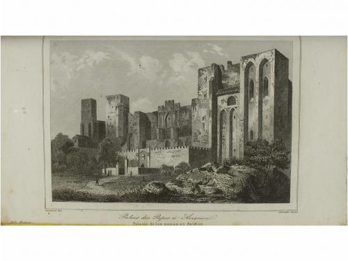 ca. 1845. LIBRO. (VIAJES-GRABADOS). PANORAMA UNIVERSAL. ALBU