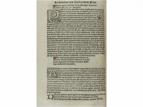 1519. LIBRO. (GOTICO). LEMAIRE, JOANNIS:. LES ILLUSTRATIONS 