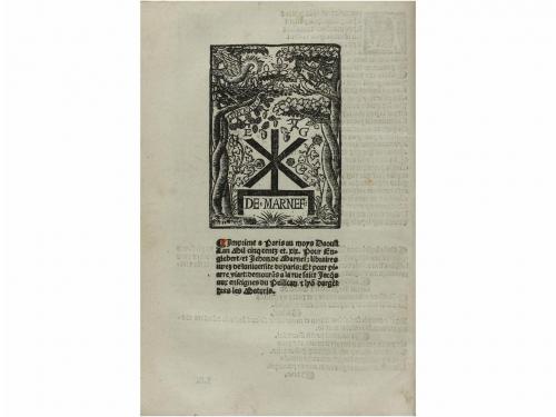 1519. LIBRO. (GOTICO). LEMAIRE, JOANNIS:. LES ILLUSTRATIONS 