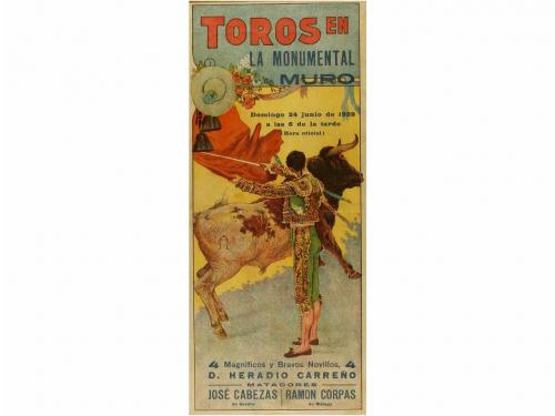1901. CARTEL. PLAZA DE TOROS NUEVA DE BARCELONA. Valencia: L