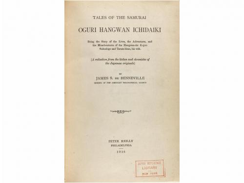 1916. LIBRO. (GEOGRAFIA-ANTROPOLOGIA-JAPON). BENNEVILLE, JAM
