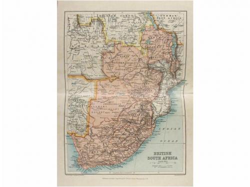 1910 ca. LIBRO. (GEOGRAFIA-AFRICA COLONIALISMO). JOHNSTON:. 