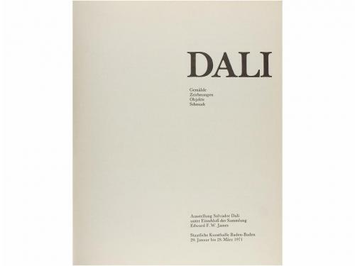 1971. LIBRO. (ARTE). DALI. Baden: Edward F. W. James, 1971. 