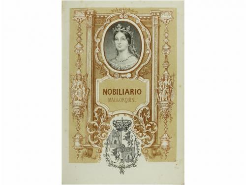 1850. LIBRO. (NOBILIARIO-MALLORCA). BOVER DE ROSSELLO, JOAQU