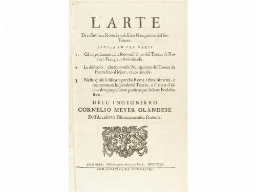 1685. LIBRO. (ROMA-NAVEGACION). MEYER OLANDESE, CORNELIO:. L