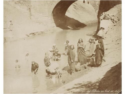 1890. FOTOGRAFÍA. (ALBUM). 8 FOTOGRAFIAS DEL CANAL DE SUEZ D