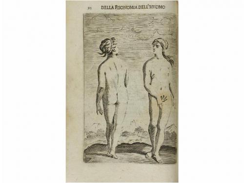 1652. LIBRO. (FRENOLOGIA). PORTA BATTISTA DALLA:. LA FISONOM