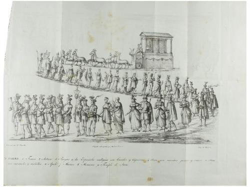 1828. LIBRO. (EFIMERA). RELACION DE LA ENTRADA DE LOS REYES 