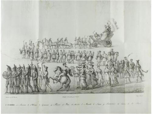 1828. LIBRO. (EFIMERA). RELACION DE LA ENTRADA DE LOS REYES 