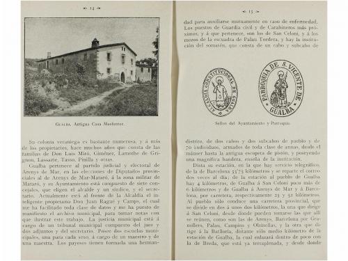 1964. LIBRO. (LOCAL-CATALUNYA). VERGES Y MOREU:. GUALBA. Bar