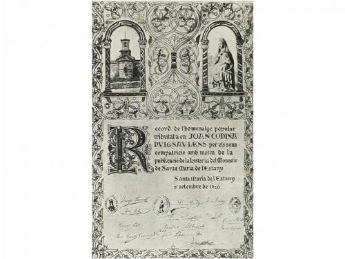 1926. LIBRO. (MOIANES). CODINA PUIGSAULENS, JOAN:. MONESTIR 