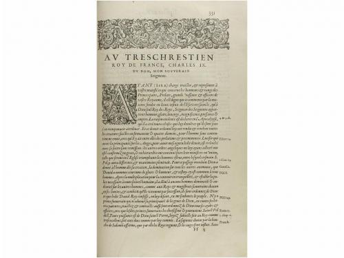 1580. LIBRO. (FRANCIA-HISTORIA). TILLET, JEAN DU:. RECUEIL D