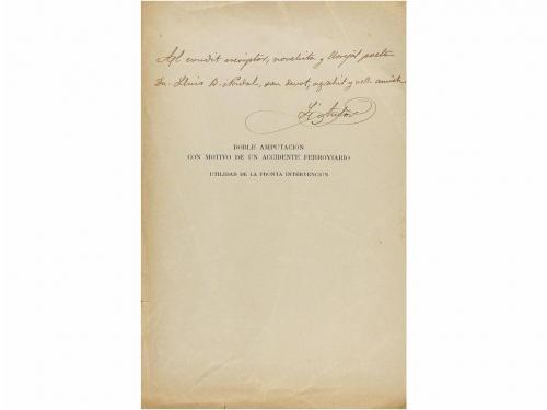 1912. LIBRO. (MEDICINA-FERROCARRILES). SALARICH, JOSE:. DOBL