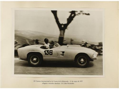 1955. FOTOGRAFÍA. (AUTOMOVILISMO). XLII SALON INTERNACIONAL 